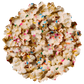 Birthday Cake gourmet popcorn in a resealable gourmet tub from Best Darn Kettlecorn