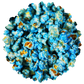 Blueberries and Cream gourmet popcorn in a resealable gourmet tub from Best Darn Kettlecorn
