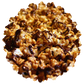 Caramel Chocolate Chip gourmet popcorn in a resealable gourmet tub from Best Darn Kettlecorn