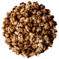 Caramel gourmet popcorn in a resealable gourmet tub from Best Darn Kettlecorn