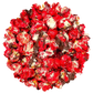 Chocolate Covered Cherry gourmet popcorn in a resealable gourmet tub from Best Darn Kettlecorn