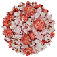 Strawberries and Cream gourmet popcorn in a resealable gourmet tub from Best Darn Kettlecorn