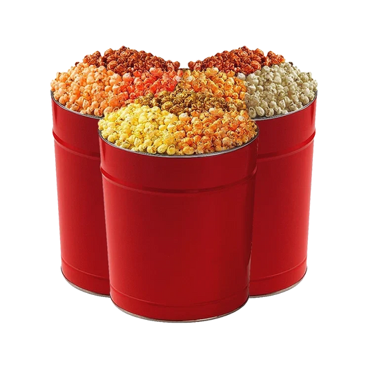 Gourmet popcorn gift tin from Best Darn Kettlecorn