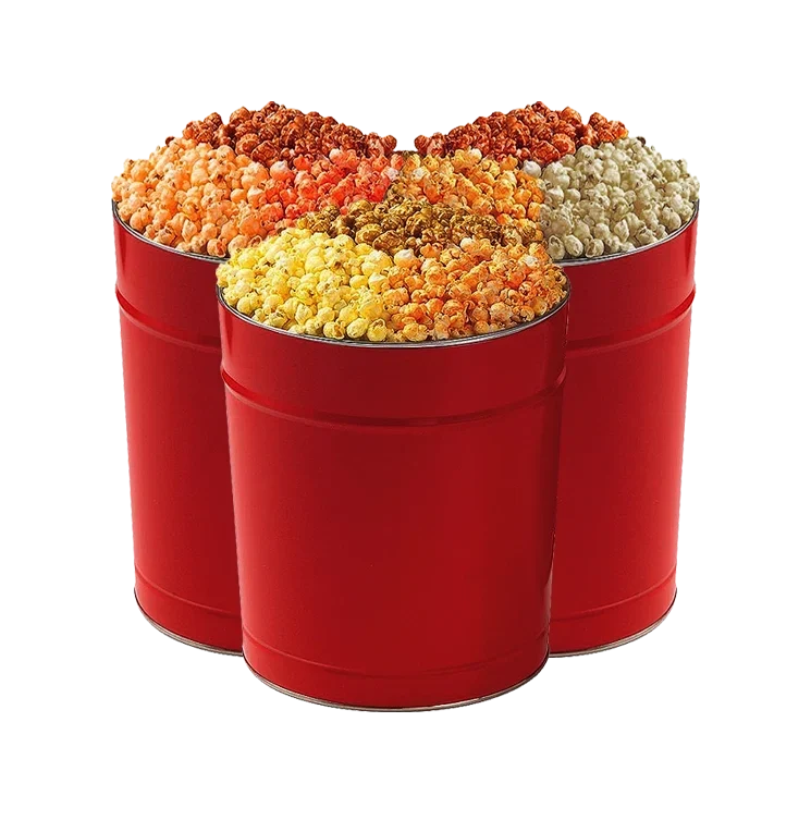 Gourmet popcorn gift tin from Best Darn Kettlecorn